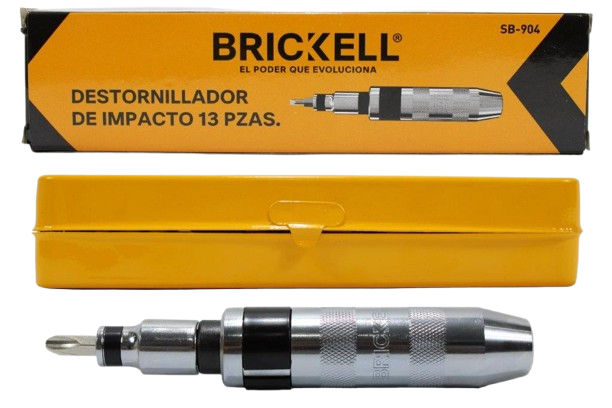 DESTORNILLADOR DE IMPACTO 13 PZAS UNID BRICKELL