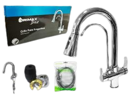 LLAVE PARA FREGADERO AC INOX CON SALIDA DE FILTRO UNID GRIMAX