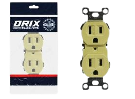 TOMA CORRIENTE DOBLE CON TIERRA EMPORTRAR UNID ORIX