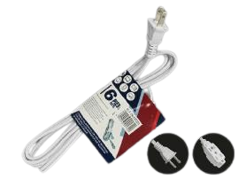 EXTENSION BLANCA 6FT 3 TOMA UNID ORIX