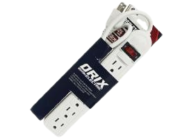 REGLETA ELECTRICA 80 CM 6 TOMAS UNID ORIX