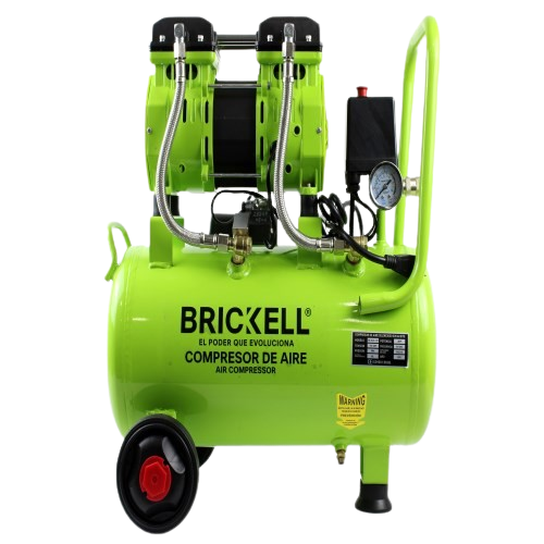 COMPRESOR DE AIRE 1280W (2HP) 24LITROS LIBRE DE ACEITE UNID BRICKELL