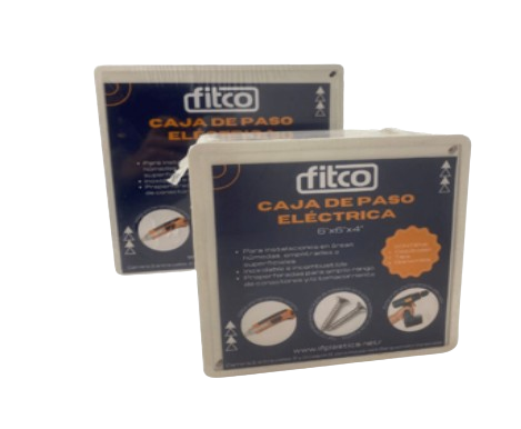 CAJA DE PASO 8X8 CON TAPA UNID FITCO