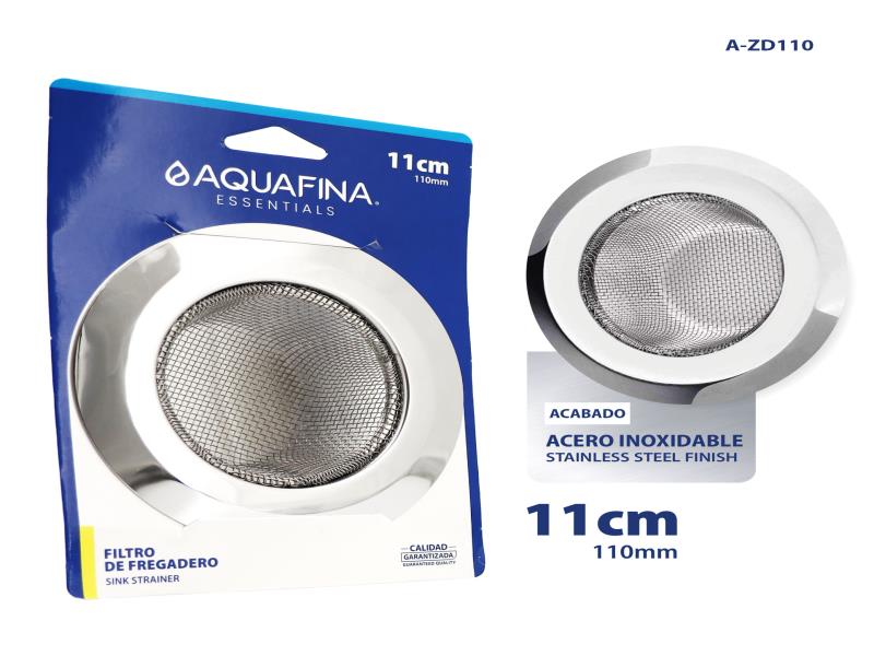 CESTA REJILLA COLADOR 11CM ACERO INOX PARA FREGADERO UNID AQUAFINA
