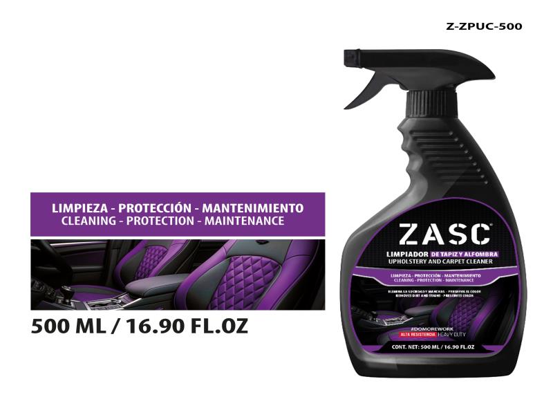 LIMPIADOR DE TAPIZ Y ALFOMBRA 500ML UNID ZASC