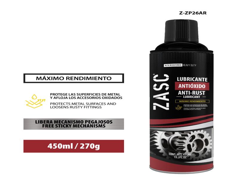 SPRAY LUBRICANTE ANTIOXIDO 450ML UNID ZASC