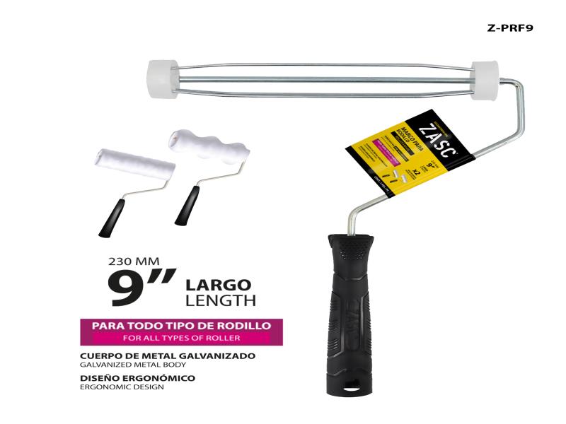 RODILLO SIN FUNDA 9"-230MM UNID ZASC