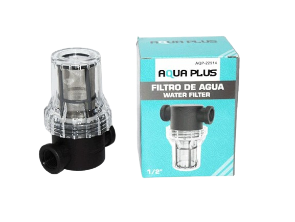 FILTRO DE AGUA DE 1/2" 150 PSI UNID AQUA PLUS