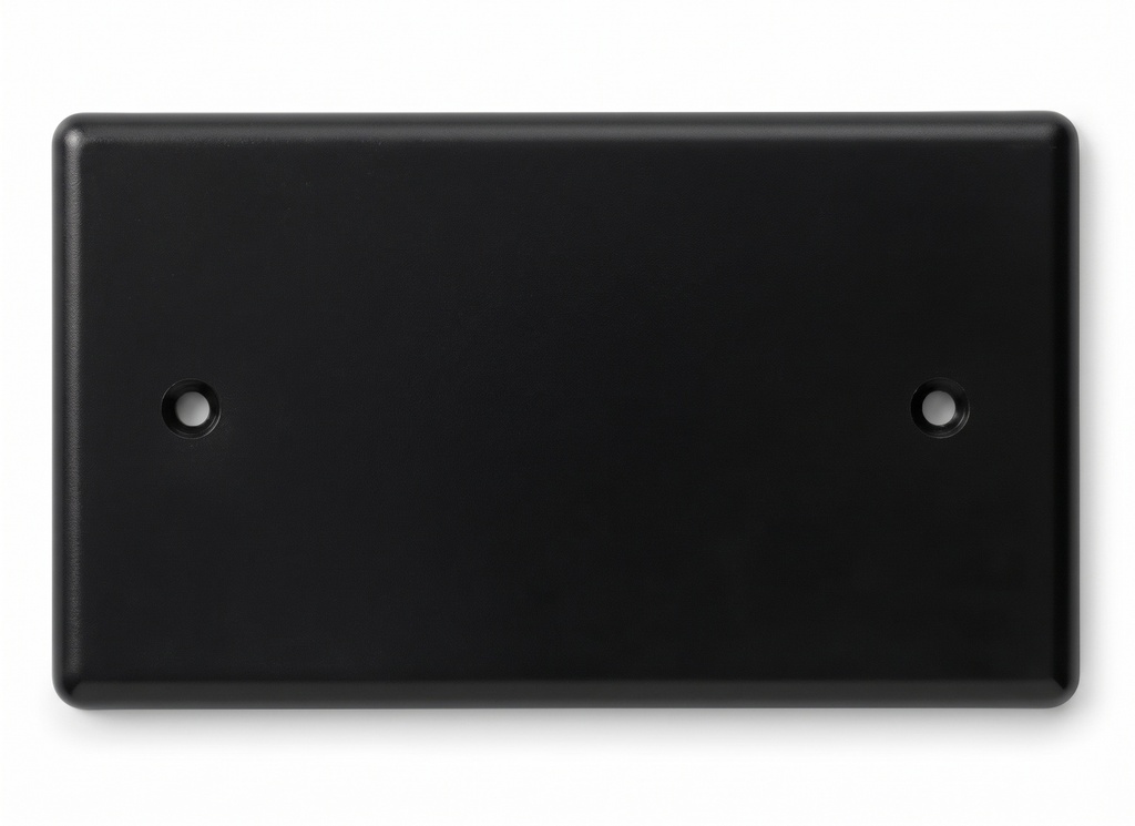 TAPA CIEGA 4"X2" PVC NEGRO UNID V-TEG