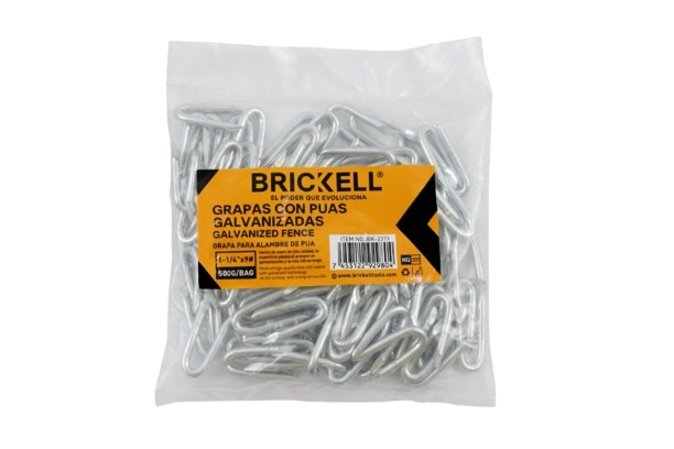 GRAPA GALVANIZADA 1-1/4" BOLSA 500GR UNID BRICKELL