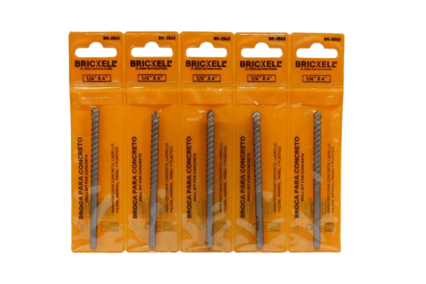 BROCA PROFESIONAL PARA CONCRETO 1/4" x 4" UNID BRICKELL