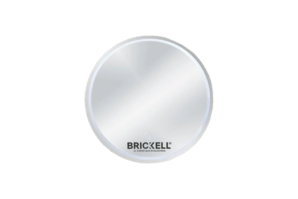 ESPEJO CON LUZ BLANCA 17W. DIAMETRO 60CMS UNID BRICKELL