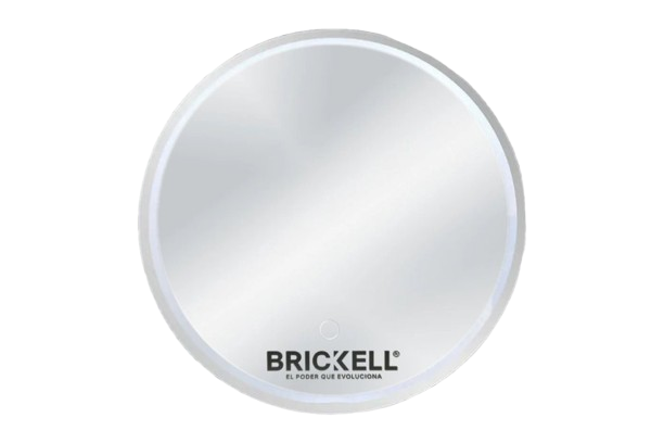 ESPEJO CON LUZ BLANCA 22W. DIAMETRO 80CMS UNID BRICKELL