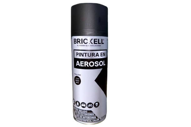 SPRAY PINTURA 450ML NEGRO MATE UNID BRICKELL