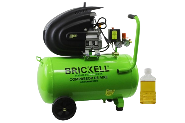 COMPRESOR DE AIRE 24L LUBRICADO CON ACEITE 1.120W-115PSI UNID BRICKELL