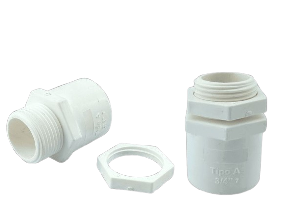 ADAPTADOR TERMINAL 3/4" BLANCO PARA ELECTRICIDAD UNID AQUA PLUS