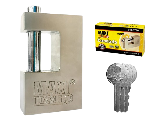 CANDADO ANTICIZALLA 90 MM UNID MAXI TOOLS