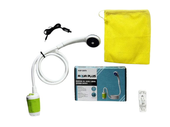 DUCHA ELECTRICA PORTATIL RECARGABLE UNID AQUA PLUS