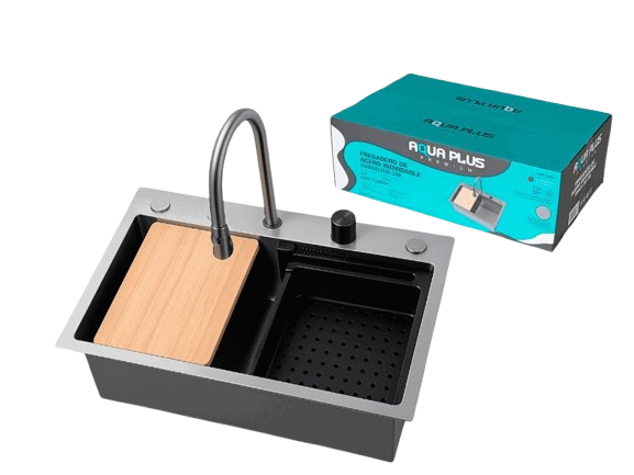 FREGADERO INTELIGENTE 75X46CM UNID AQUA PLUS