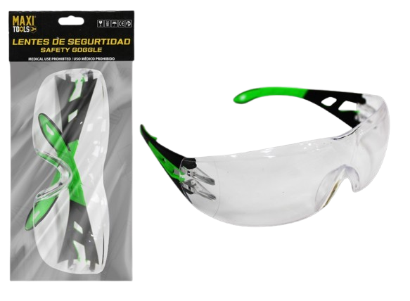 LENTES DE SEGURIDAD TRANSPARENTE UNID MAXI TOOLS