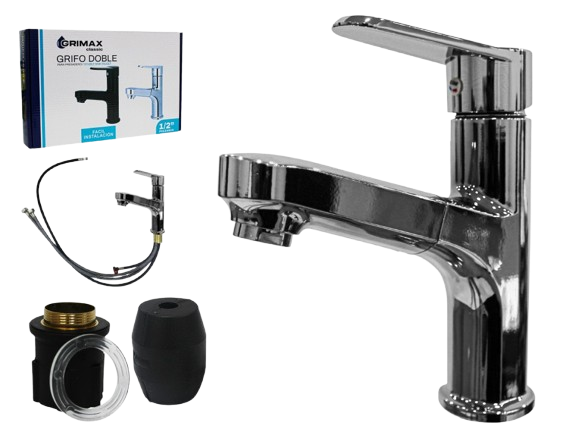 LLAVE PARA LAVAMANOS MONOMANDO 1/2" UNID GRIMAX