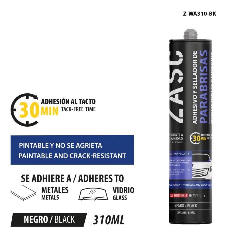 SELLADOR DE PARABRISAS POLIURETANO 310ML SECADO RAPIDO UNID ZASC