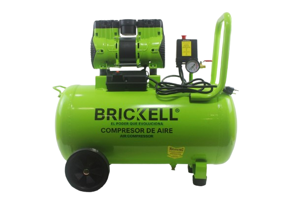 COMPRESOR DE AIRE 1120W (1,5HP) 50 LITROS LIBRE DE ACEITE UNID BRICKELL
