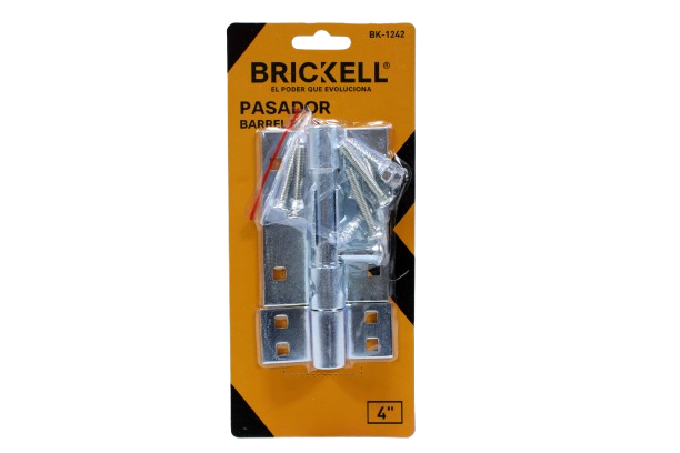 PASADOR CON PORTA CANDADO 4" - 2MM UNID BRICKELL