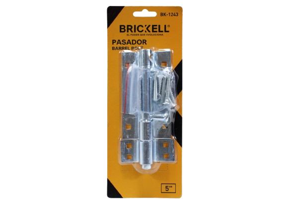 PASADOR CON PORTA CANDADO 5" - 2MM UNID BRICKELL