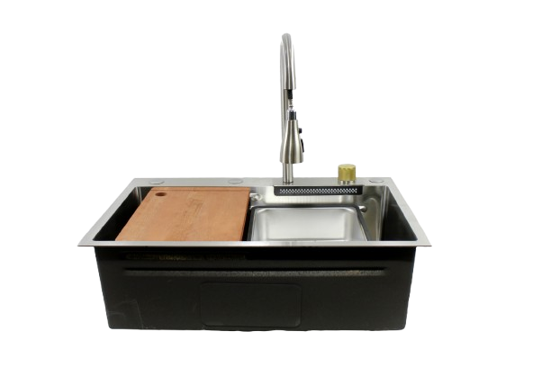 FREGADERO MULTIFUNCIONAL ACERO INOX 68X45CM  PLATEADO UNID BRICKELL