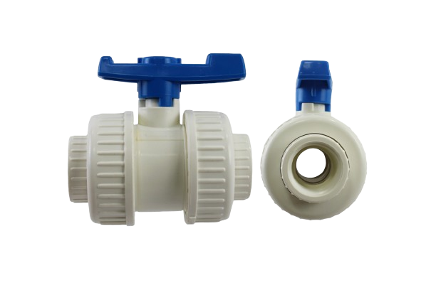 VALVULA DE BOLA DOBLE UNION PVC 1/2" LISA UNID BRICKELL