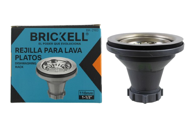 REJILLA PARA LAVA PLATOS 1 1/2" 110mm UNID BRICKELL