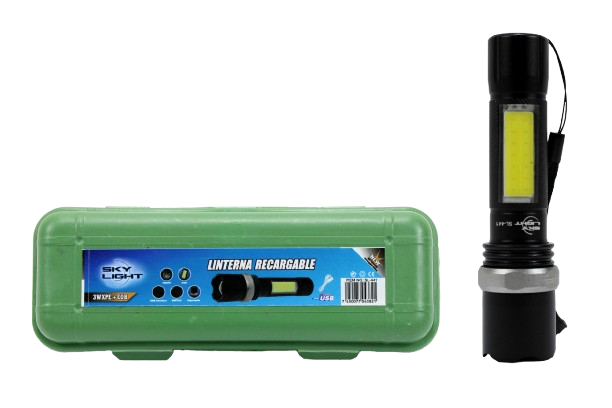 LINTERNA RECARGABLE USB 3 WATTS UNID SKYLED