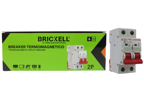 BREAKER TERMOMAGNETICO 2P 20A UNID BRICKELL