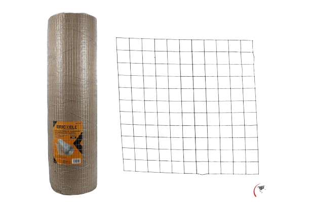 MALLA DE ACERO DE SOLDADURA GALVANIZADA 30MTS 1/2" X 1" UNID BRICKELL