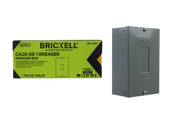CAJA PARA BREAKER METAL 1 CIRCUITO 100 AMP UNID BRICKELL