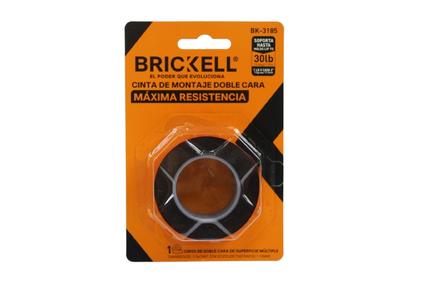 CINTA DOBLE CONTACTO 1.52 MTS SOPORTA 13.6KG UNID BRICKELL