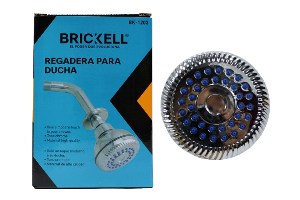 REGADERA PARA DUCHA CROMADA UNID BRICKELL