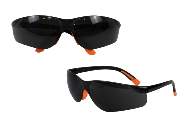 LENTES DE SEGURIDAD NEGROS 2.0MM OSCURO UNID BRICKELL