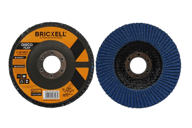 DISCO FLAP 40 GR  4 1/2"X7/8" UNID BRICKELL