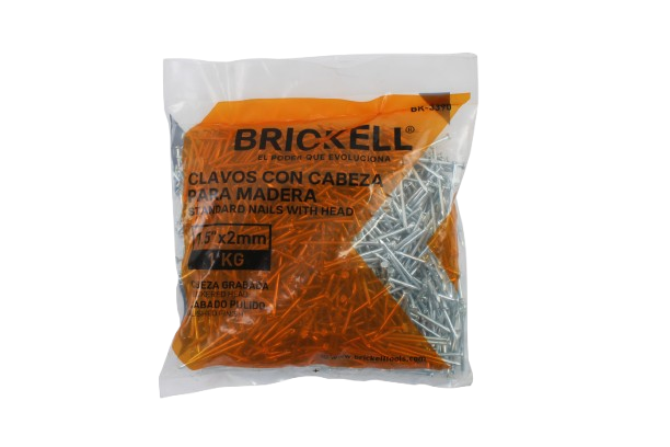 CLAVOS PARA MADERA 1.5"x2MM 1KG UNID BRICKELL
