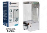 DISPENSADOR DE JABON 18.5*7*7 CM/ 500ML TRANSP UNID GRIMAX