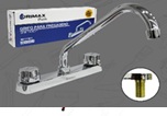 LLAVE DOBLE PARA FREGADERO GIRO 360 1/2" UNID GRIMAX