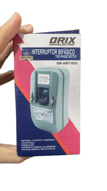 BREAKER SUPERFICIAL 2 POLOS /26A (380V) UNID ORIX