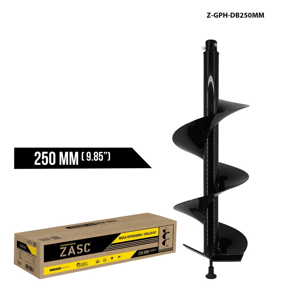 PERFORADORA PARA AHOYADORA 250MM UNID ZASC