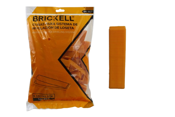 NIVELADOR BALDOSA 8.5*2.1*1.5cm 100 PZAS UNID BRICKELL