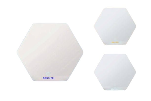 ESPEJO HEXAGONAL CON LUZ 60X60 UNID BRICKELL