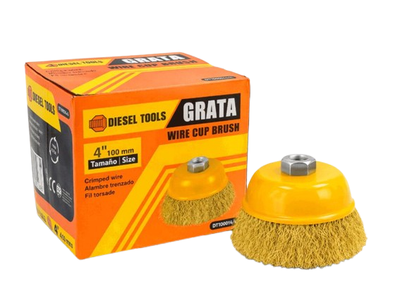 CEPILLO CIRC ALAMBRE TRANZADO 4" UNID DIESEL TOOLS