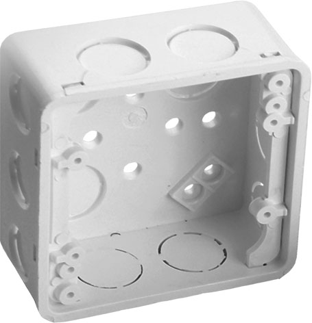 CAJA ELÉC PVC CONDUIT 4" X 4" BLANCO UNID TUBRICA