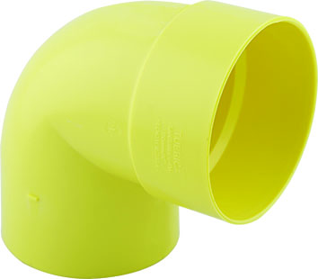 CODO 90° PVC AGUAS NEGRAS 50MM EXC AMARILLO UNID TUBRICA